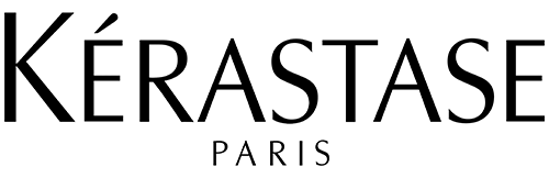 Kérastase Paris logo with bold, uppercase black text on a light gray background. - Jón Alan Salon in Nashville and Franklin, TN